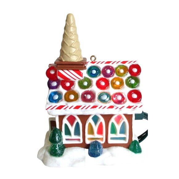 Hallmark 2009 Noelville Church Christmas Ornament - Gingerbread Light Cover - Picture 2 of 6